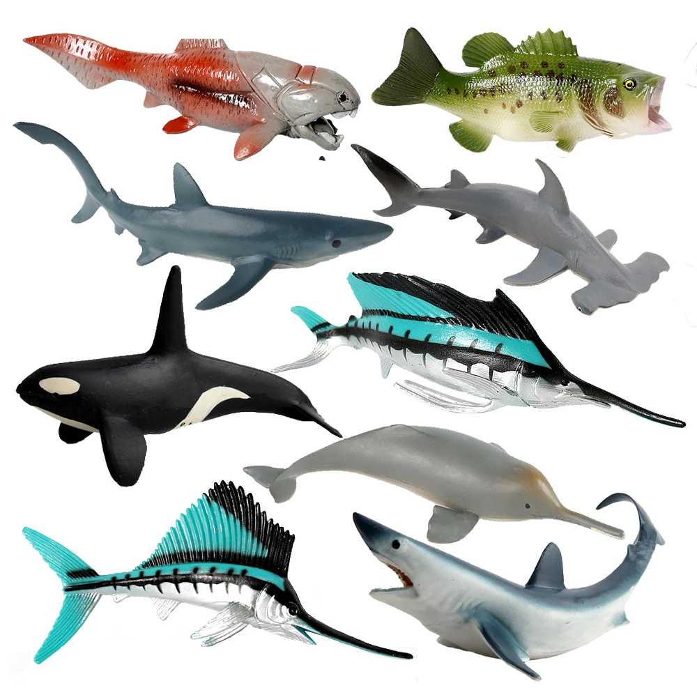 Kids Toys Reviews - Mainan Hewan Laut Megalodon Beluga Piranha