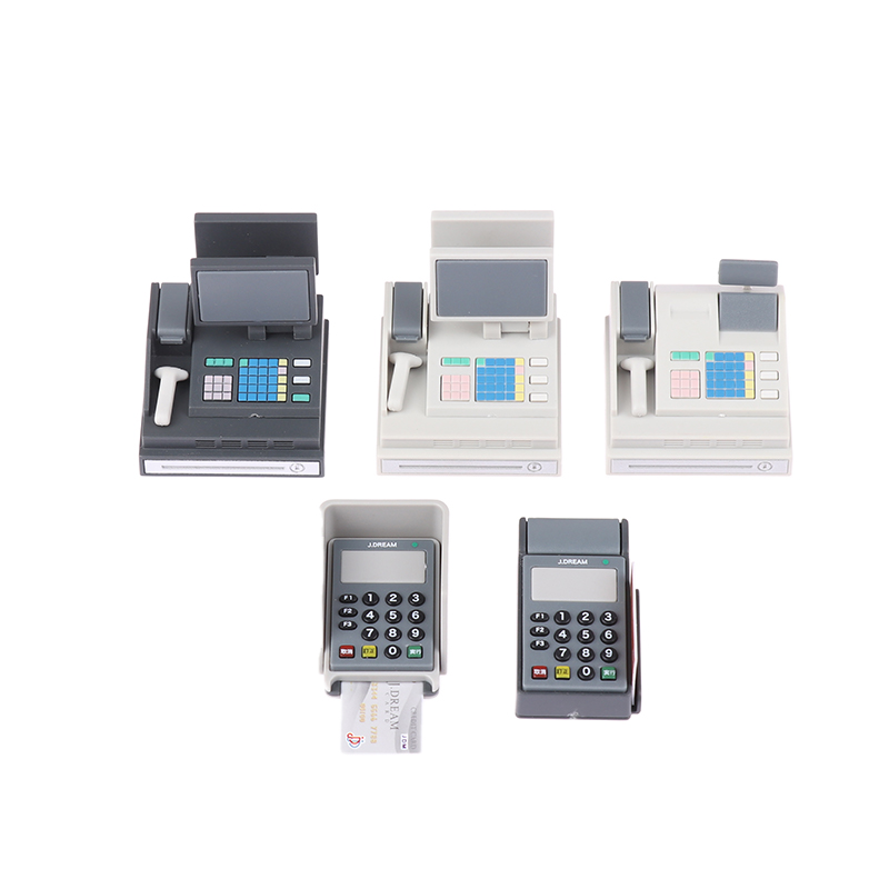 Rumah boneka Mini Supermarket  - Toy Cash Register ulasan dan harga
