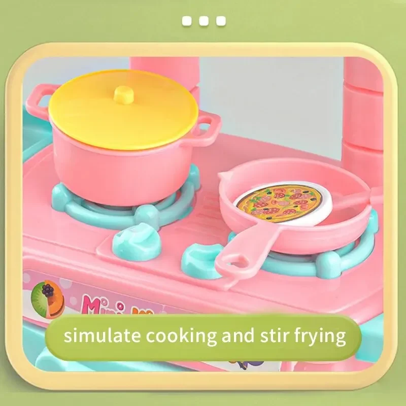 Set Mainan Meja Dapur Mini DIY - Kids Toys Kitchen Set ulasan dan harga
