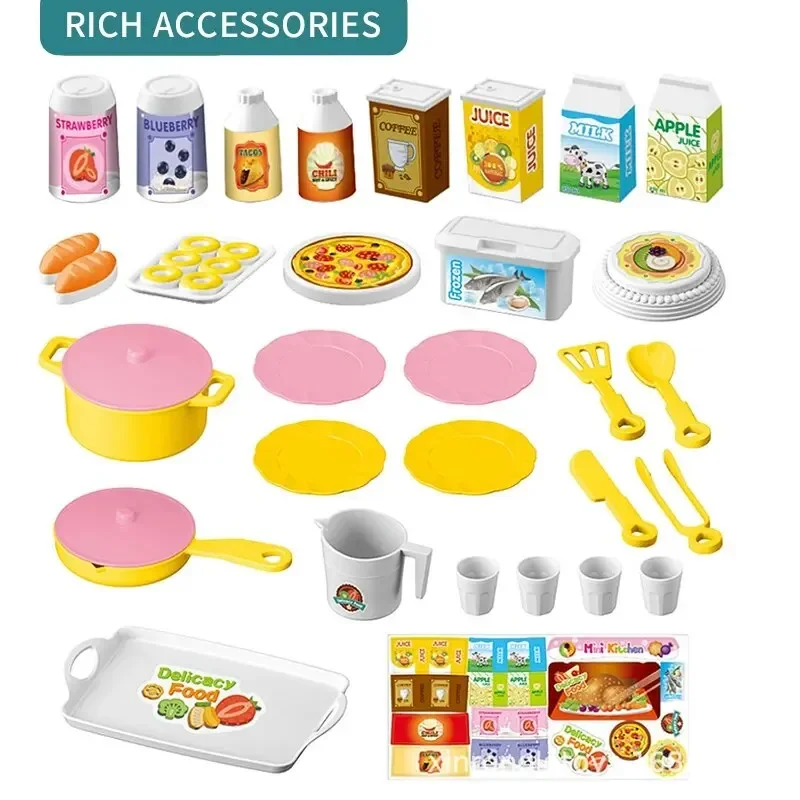 Set Mainan Meja Dapur Mini DIY - Kids Toys Kitchen Set ulasan dan harga