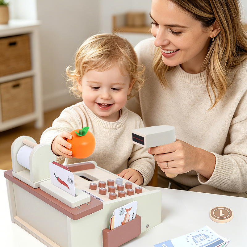 Alat Kasir Simulasi Anak-anak  - Toy Cash Register ulasan dan harga