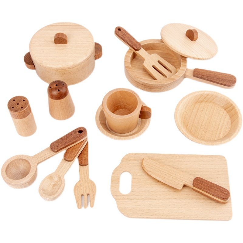 Mainan Dapur Kayu Beech Maoduo - Kids Toys Kitchen Set ulasan dan harga
