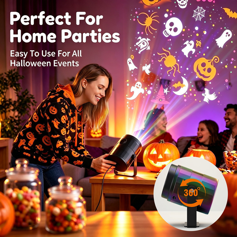 Lampu Proyektor LED Halloween  - Kids Yard Toys ulasan dan harga