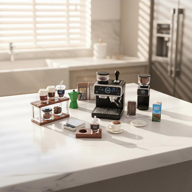Set Mesin Kopi Miniatur Rumah  - Kids Toys Kitchen Set ulasan dan harga