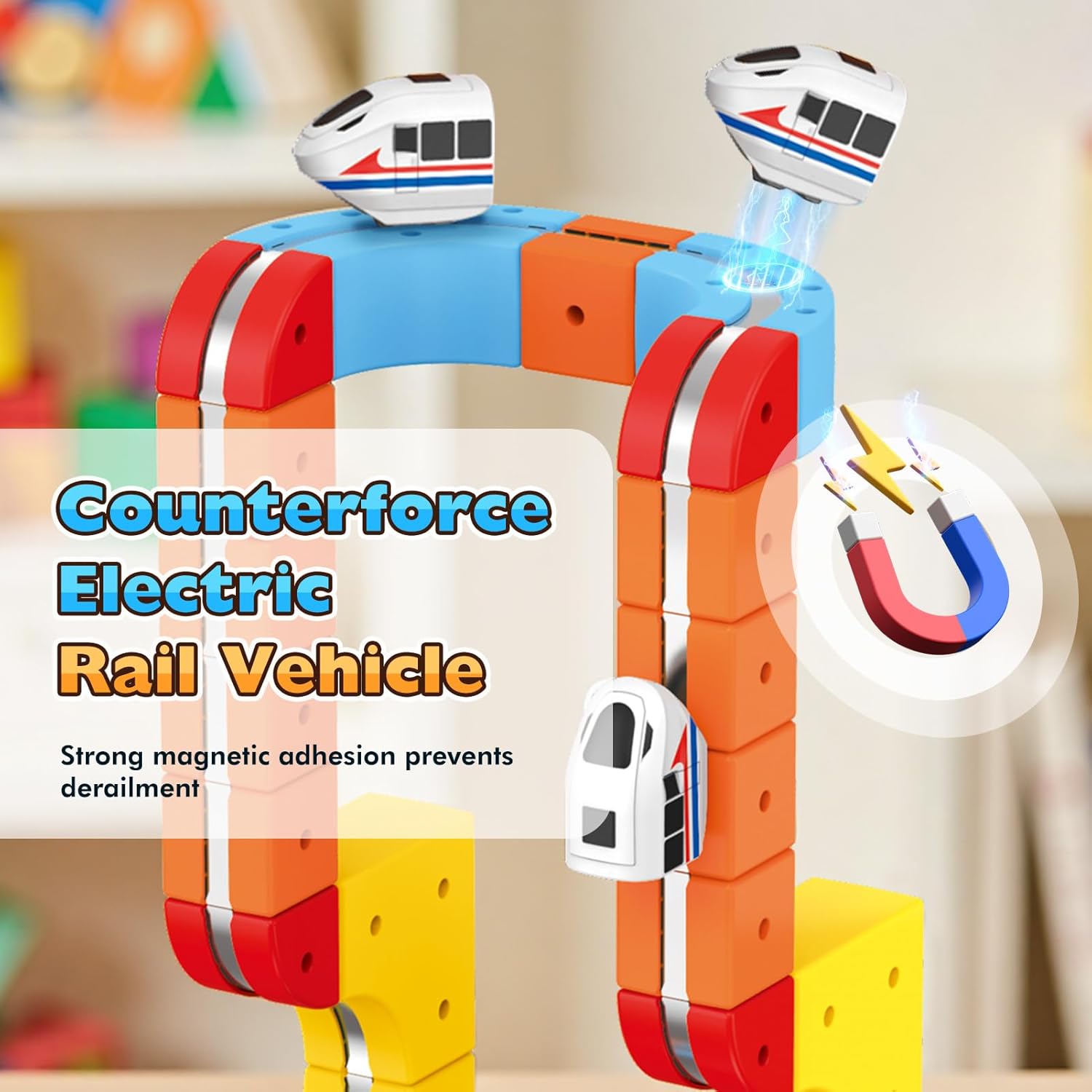 Set Kereta Levitasi Magnetik E - Kids Toys 3 Year Old ulasan dan harga