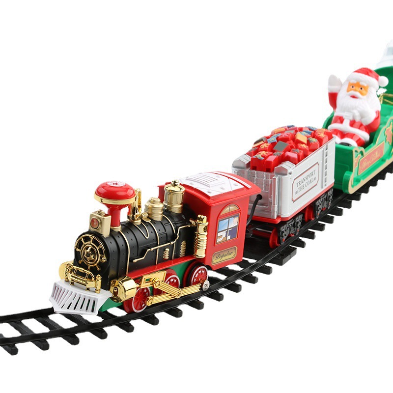 Set Kereta Natal Elektrik deng - Kids Toys Xmas ulasan dan harga