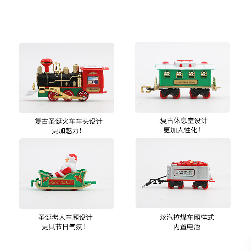 Set Kereta Natal Elektrik deng - Kids Toys Xmas ulasan dan harga