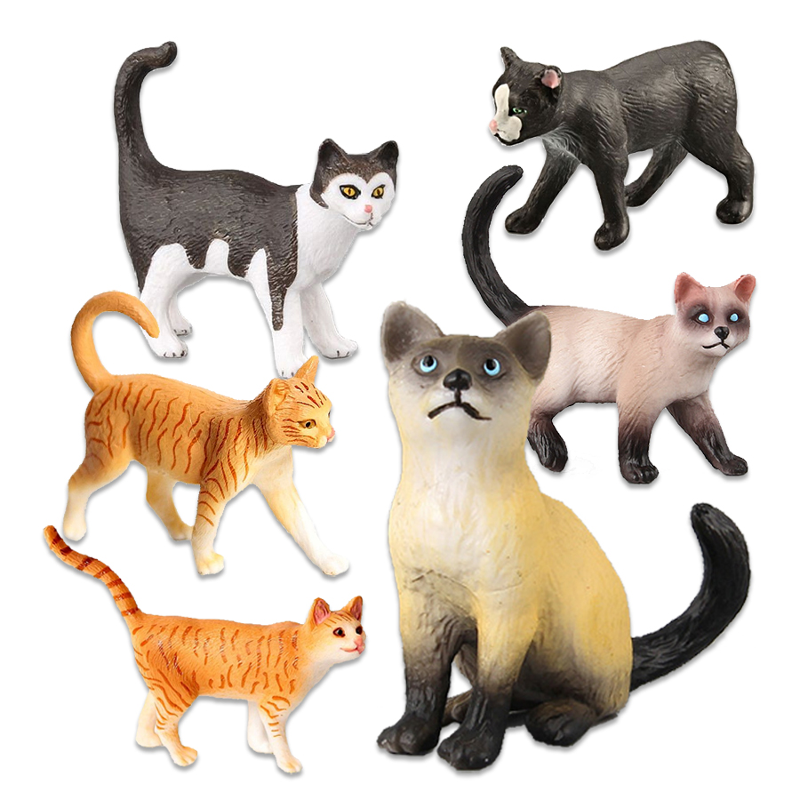 Patung Kucing Plastik Realisti - Kids Toys Reviews ulasan dan harga