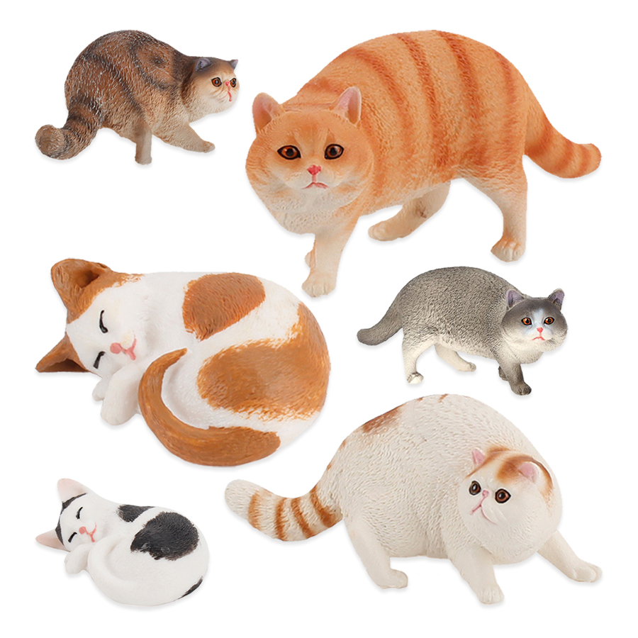 Patung Kucing Plastik Realisti - Kids Toys Reviews ulasan dan harga