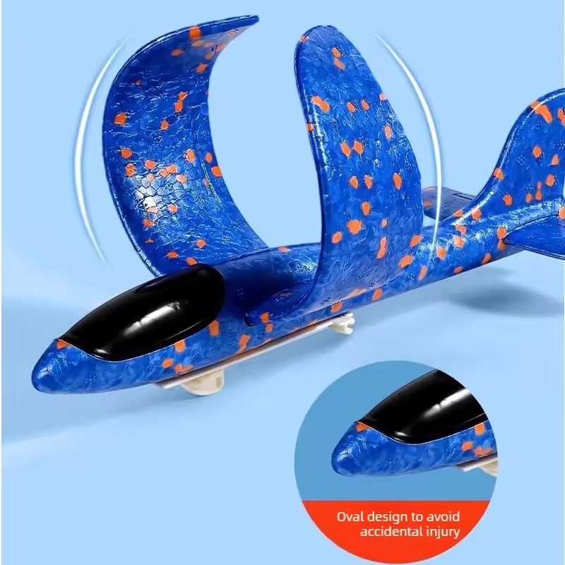 Mainan Pesawat Terbang Busa Di - Catapult Launcher Toy ulasan dan harga