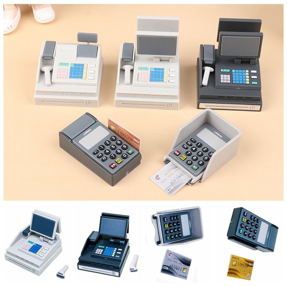 DIY rumah boneka mesin POS ber - Toy Cash Register ulasan dan harga
